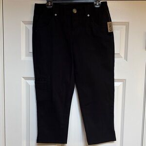 New DKNY Black Womens Capri Pants